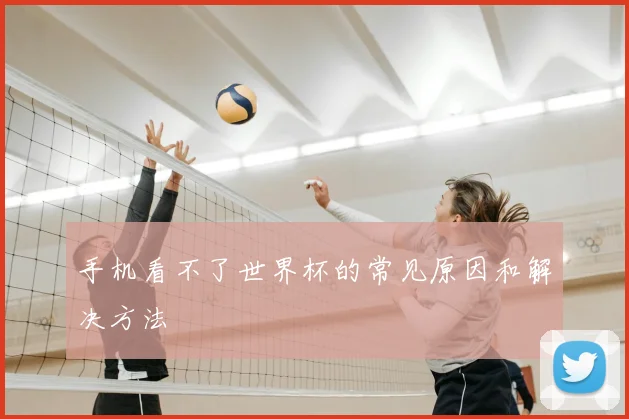 手机看不了世界杯的常见原因和解决方法